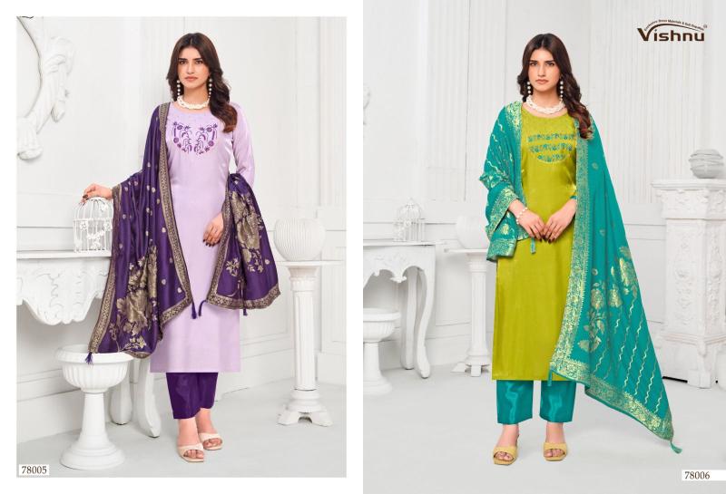 Vishnu mumkeen silk dress materials wholesale with price